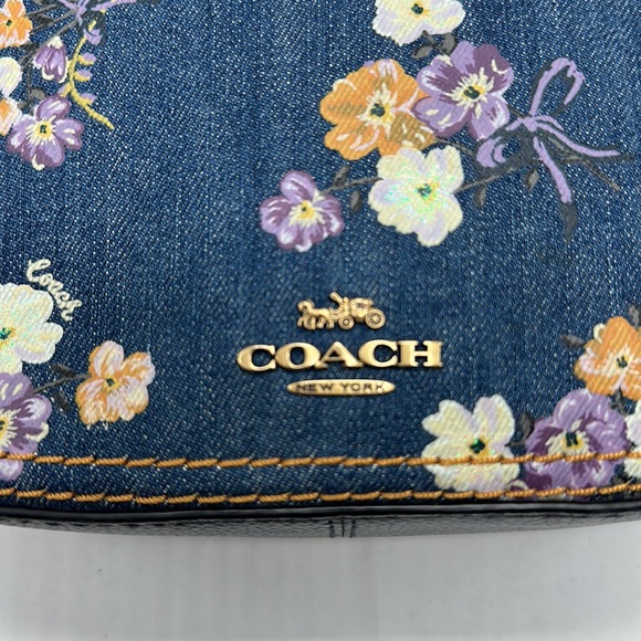 Coach Bags Coach Denim Floral Crossbody Bag Poshmark